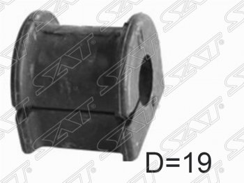 126 р. Резиновая втулка переднего стабилизатора (D=19) SAT Toyota Corolla Fielder E120 универсал дорестайлинг (2000-2002)  с доставкой в г. Тамбов. Увеличить фотографию 1