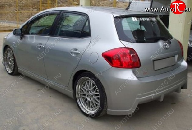 10 199 р. Задний бампер CT Toyota Auris E150 хэтчбэк 5 дв. дорестайлинг (2006-2010) (Неокрашенный)  с доставкой в г. Тамбов