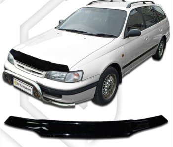 Дефлектор капота CA-Plastiс Toyota (Тойота) Caldina (Калдина)  T190 (1992-1997) T190 дорестайлинг универсал, рестайлинг универсал