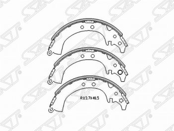 Колодки тормозные задние SAT Toyota Echo XP10 седан дорестайлинг (1999-2002)