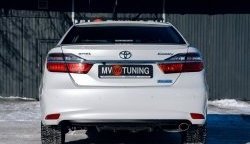 4 649 р. Козырёк на заднее стекло Tuning-Sport  Toyota Camry ( XV50,  XV55) (2011-2018) дорестайлинг, 1-ый рестайлинг, 2-ой рестайлинг (Неокрашенный)  с доставкой в г. Тамбов. Увеличить фотографию 4