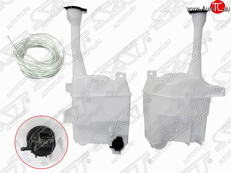 4 389 р. Бачок омывателя (2 моторчика) SAT  Toyota Camry  XV40 (2006-2011) дорестайлинг, рестайлинг  с доставкой в г. Тамбов