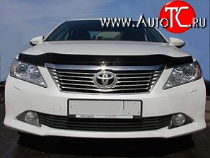 3 299 р. Дефлектор капота NovLine  Toyota Camry  XV50 (2011-2014) дорестайлинг  с доставкой в г. Тамбов