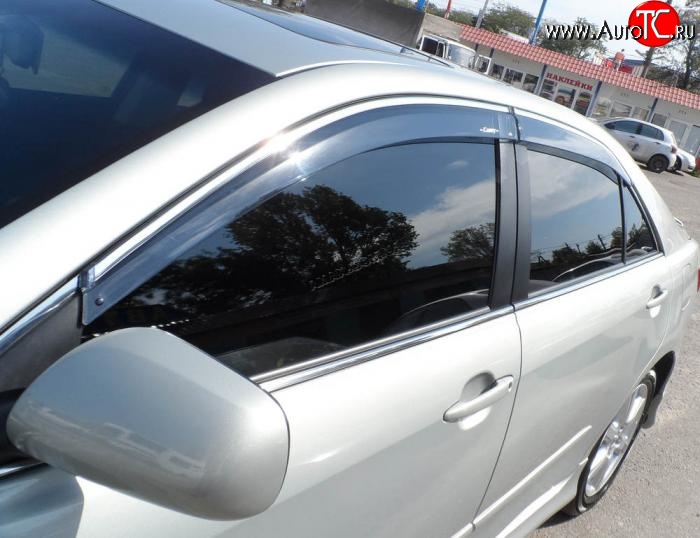 3 299 р. Дефлекторы окон (ветровики) Novline 4 шт Toyota Camry XV40 рестайлинг (2009-2011)  с доставкой в г. Тамбов