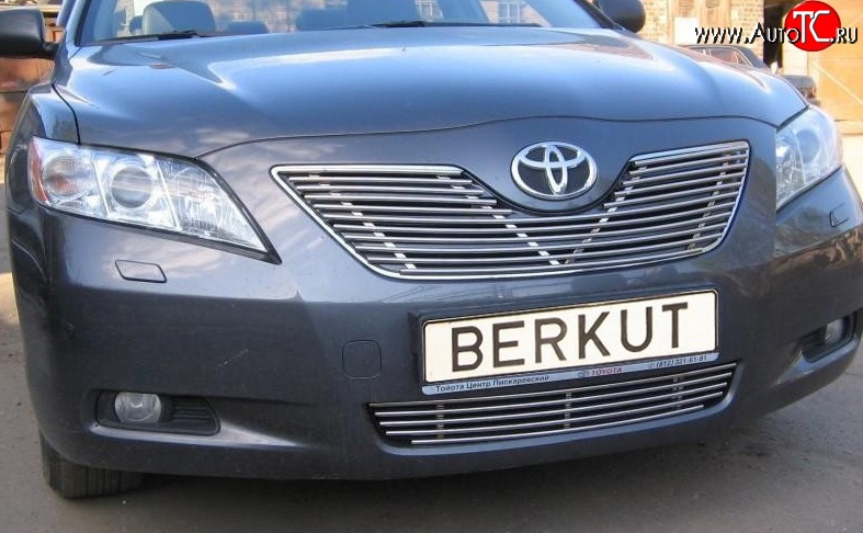 6 499 р. Декоративная вставка решетки радиатора Berkut Toyota Camry XV40 рестайлинг (2009-2011)  с доставкой в г. Тамбов