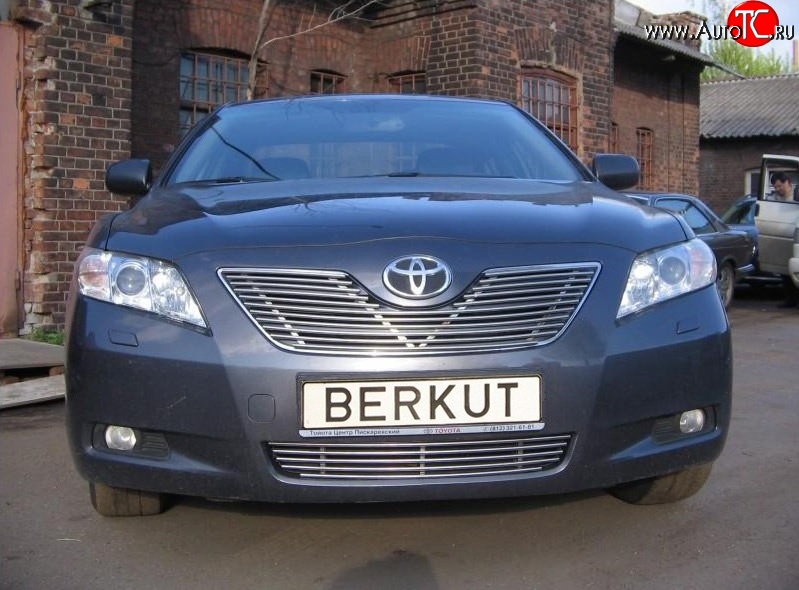 5 199 р. Декоративная вставка воздухозаборника Berkut Toyota Camry XV40 рестайлинг (2009-2011)  с доставкой в г. Тамбов