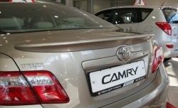 2 859 р. Лип спойлер ОEМ Toyota Camry XV40 рестайлинг (2009-2011) (Неокрашенный)  с доставкой в г. Тамбов. Увеличить фотографию 1