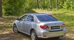 1 469 р. Защитная накладка на задний бампер RA  Toyota Corolla  E150 (2006-2010) седан дорестайлинг  с доставкой в г. Тамбов. Увеличить фотографию 2