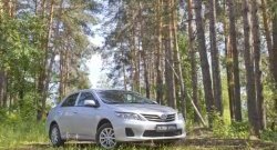 869 р. Реснички на фары RA Toyota Corolla E140 седан рестайлинг (2009-2013) (Неокрашенные)  с доставкой в г. Тамбов. Увеличить фотографию 2