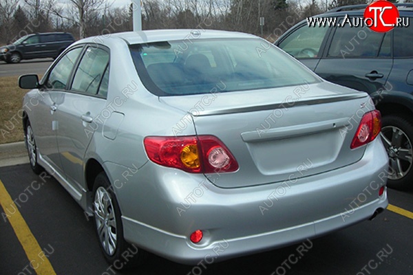 3 849 р. Лип спойлер TOP WING Toyota Corolla E150 седан дорестайлинг (2006-2010) (Неокрашенный)  с доставкой в г. Тамбов