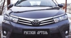 899 р. Реснички на фары RA  Toyota Corolla  E180 (2013-2016) дорестайлинг (Неокрашенные)  с доставкой в г. Тамбов. Увеличить фотографию 3