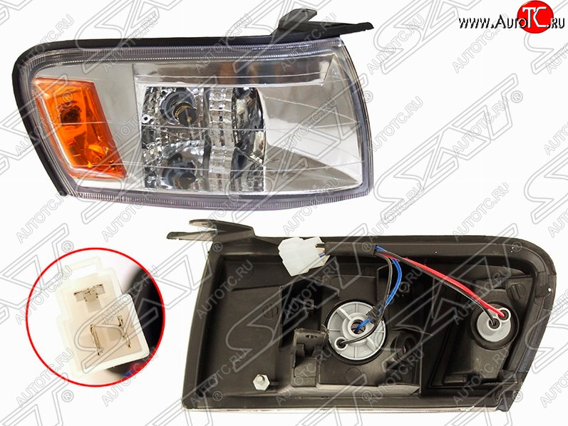 1 149 р. Передняя габарит SAT (хрусталь, правый)  Toyota Cresta  X90 (1992-1996)  с доставкой в г. Тамбов