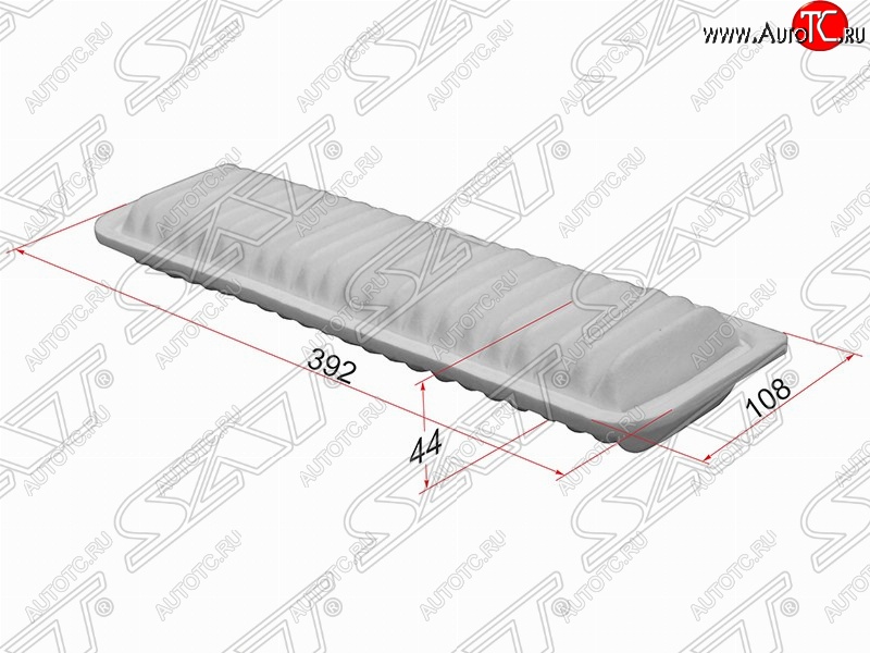 499 р. Фильтр воздушный двигателя SAT (392х108х44 mm)  Toyota Estima  AHR20,XR50 - Vellfire  с доставкой в г. Тамбов