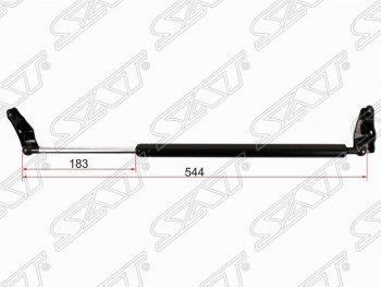 1 129 р. Правый газовый упор крышки багажника SAT  Toyota Gaia  XM10 (1998-2004) дорестайлинг, рестайлинг  с доставкой в г. Тамбов. Увеличить фотографию 1
