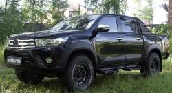 24 999 р. Расширитель арки RA (вылет 25 мм, комплект)  Toyota Hilux  AN120 (2016-2020) дорестайлинг (Поверхность шагрень)  с доставкой в г. Тамбов. Увеличить фотографию 5