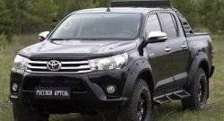 24 999 р. Расширитель арки RA (вылет 50 мм, комплект) Toyota Hilux AN120 дорестайлинг (2016-2020) (Поверхность шагрень)  с доставкой в г. Тамбов. Увеличить фотографию 4