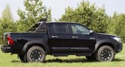 9 999 р. Молдинги дверей RA (комплект)  Toyota Hilux  AN120 (2016-2020) дорестайлинг (Поверхность глянец (под окраску), Неокрашенные)  с доставкой в г. Тамбов. Увеличить фотографию 5