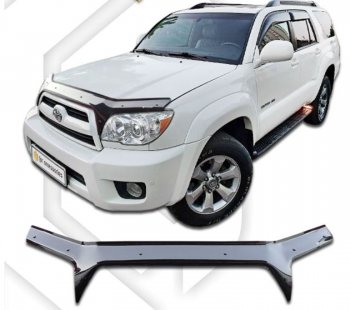 Дефлектор капота (GRN215W, TRN210W, TRN215W) CA-Plastiс Toyota Hilux Surf N210 рестайлинг (2005-2009)