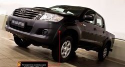 19 999 р. Накладки на колёсные арки RA (комплект)  Toyota Hilux  AN20,AN30 (2011-2016)  2-ой рестайлинг (Поверхность глянец (под окраску), Неокрашенные)  с доставкой в г. Тамбов. Увеличить фотографию 3