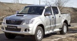 849 р. Зимняя заглушка решетки переднего бампера РА  Toyota Hilux  AN20,AN30 (2011-2016)  2-ой рестайлинг  с доставкой в г. Тамбов. Увеличить фотографию 3