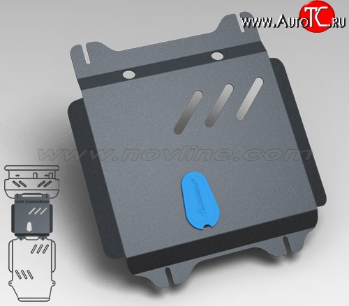 2 779 р. Защита коробки передач Novline (3.5/4.0, АКПП, 3 мм) Toyota Land Cruiser Prado J120 (2002-2009)  с доставкой в г. Тамбов