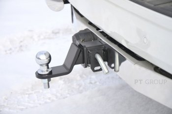 15 249 р. Фаркоп Petroil Tuning (съемный квадрат) Toyota Land Cruiser Prado J150 дорестайлинг (2009-2013)  с доставкой в г. Тамбов. Увеличить фотографию 3