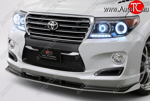 16 649 р. Элерон под передний бампер ELFORD SUV NEO Toyota Land Cruiser 200 1-ый рестайлинг (2012-2015) (Неокрашенная)  с доставкой в г. Тамбов