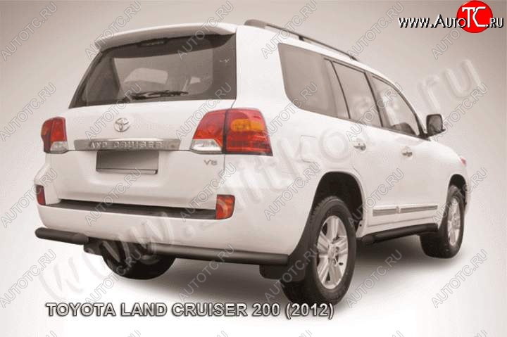 8 799 р. Уголки d76  Toyota Land Cruiser  200 (2012-2015) 1-ый рестайлинг (Цвет: серебристый)  с доставкой в г. Тамбов