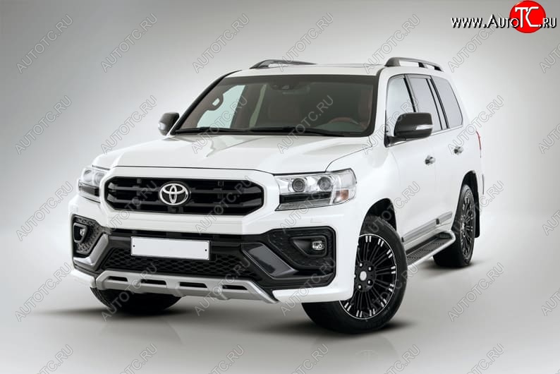 54 999 р. Бампер передний THOR  Toyota Land Cruiser  200 (2015-2021) 2-ой рестайлинг (Неокрашенный)  с доставкой в г. Тамбов