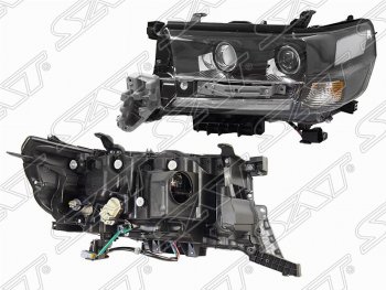 Левая фара передняя SAT LED EXECUTIVE BLACK/WHITE Toyota (Тойота) Land Cruiser (Лэнд)  200 (2015-2021) 200 2-ой рестайлинг