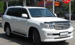 17 299 р. Накладка Goldman на передний бампер Toyota Land Cruiser 200 дорестайлинг (2007-2012) (Неокрашенная)  с доставкой в г. Тамбов. Увеличить фотографию 2