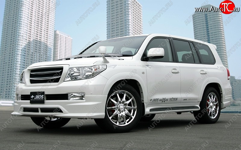 16 649 р. Накладка на передний бампер JAOS Toyota Land Cruiser 200 дорестайлинг (2007-2012) (Неокрашенная)  с доставкой в г. Тамбов