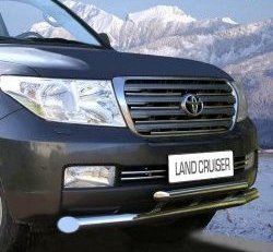 Декоративные вставки решетки радиатора Novline Toyota Land Cruiser 200 дорестайлинг (2007-2012)