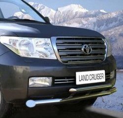 Декоративные вставки воздухозаборника Novline (d16 мм) Toyota Land Cruiser 200 дорестайлинг (2007-2012)