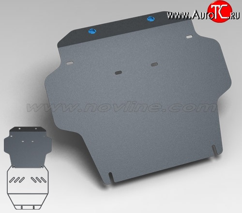 4 999 р. Защита картера двигателя Novline (2008-2009) (4.7/4.5, АКПП, 3 мм) Toyota Land Cruiser 200 дорестайлинг (2007-2012)  с доставкой в г. Тамбов