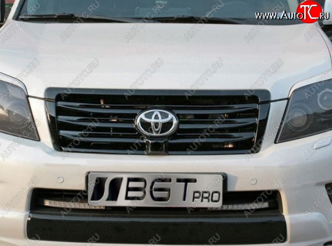 7 499 р. Решётка радиатора ELFORD Style (под камеру) Toyota Land Cruiser Prado J150 дорестайлинг (2009-2013) (Неокрашенная)  с доставкой в г. Тамбов