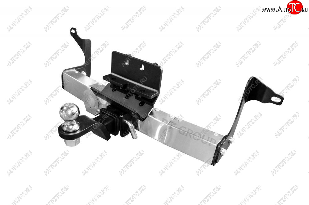 16 519 р. Фаркоп Petroil Tuning (съемный квадрат)  Toyota Land Cruiser  J300 (2021-2025) дорестайлинг (с нержавеющей накладкой)  с доставкой в г. Тамбов