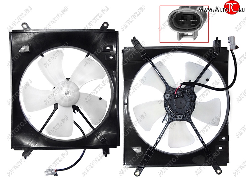 5 849 р. Вентилятор радиатора в сборе (5SFNE/5SFE) SAT Toyota Mark 2 Qualis седан (1997-2002)  с доставкой в г. Тамбов