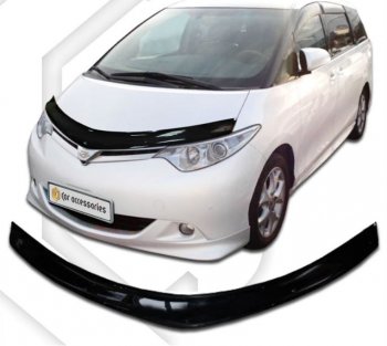 Дефлектор капота CA-Plastiс Toyota Previa 3 дорестайлинг (2006-2009)