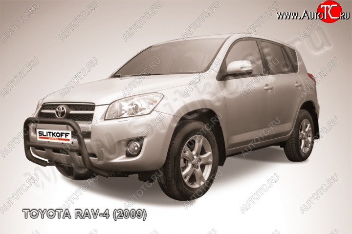 13 349 р. Кенгурятник d57 низкий Toyota RAV4 XA30 5 дв. 1-ый рестайлинг (2008-2010) (Цвет: серебристый)  с доставкой в г. Тамбов