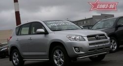 11 114 р. Защита переднего бампера одинарная Souz-96 (d60) Toyota RAV4 XA30 5 дв. 1-ый рестайлинг (2008-2010)  с доставкой в г. Тамбов. Увеличить фотографию 1