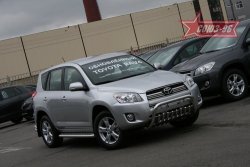 17 279 р. Защита переднего бампера Souz-96 (d60) Toyota RAV4 XA30 5 дв. 1-ый рестайлинг (2008-2010)  с доставкой в г. Тамбов. Увеличить фотографию 1