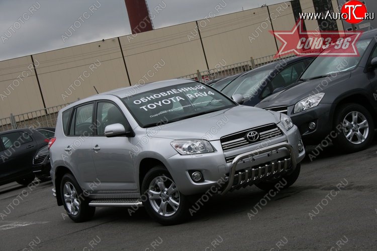 17 279 р. Защита переднего бампера Souz-96 (d60) Toyota RAV4 XA30 5 дв. 1-ый рестайлинг (2008-2010)  с доставкой в г. Тамбов