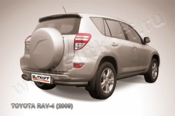 6 699 р. Уголки d76 Toyota RAV4 XA30 5 дв. 1-ый рестайлинг (2008-2010) (Цвет: серебристый)  с доставкой в г. Тамбов. Увеличить фотографию 1