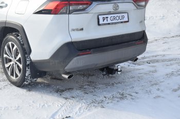 14 999 р. Фаркоп Petroil Tuning (съемный квадрат) Toyota RAV4 XA50 5 дв. дорестайлинг (2018-2024)  с доставкой в г. Тамбов. Увеличить фотографию 4