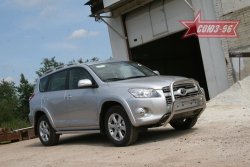 13 049 р. Защита переднего бампера Souz-96 (d60) Toyota RAV4 XA30 5 дв. удлиненный 2-ой рестайлинг (2010-2013)  с доставкой в г. Тамбов. Увеличить фотографию 1