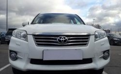 1 469 р. Сетка на бампер Russtal (черная)  Toyota RAV4  XA30 (2010-2013) 5 дв. 2-ой рестайлинг, 5 дв. удлиненный 2-ой рестайлинг  с доставкой в г. Тамбов. Увеличить фотографию 3