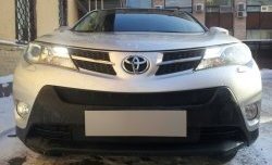 Сетка верхнего воздухозаборника переднего бампера Russtal Toyota RAV4 XA40 5 дв. дорестайлинг (2012-2015)