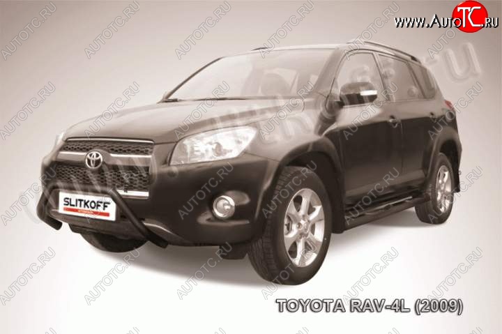 13 999 р. Кенгурятник d57 мини Toyota RAV4 XA30 5 дв. удлиненный 1-ый рестайлинг (2009-2010) (Цвет: серебристый)  с доставкой в г. Тамбов