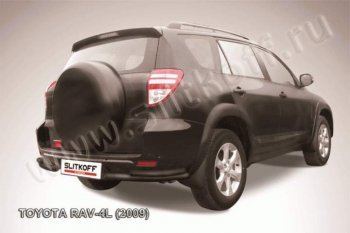 5 599 р. Уголки d57+d42 двойные  Toyota RAV4  XA30 (2009-2010) 5 дв. удлиненный 1-ый рестайлинг (Цвет: серебристый)  с доставкой в г. Тамбов. Увеличить фотографию 1